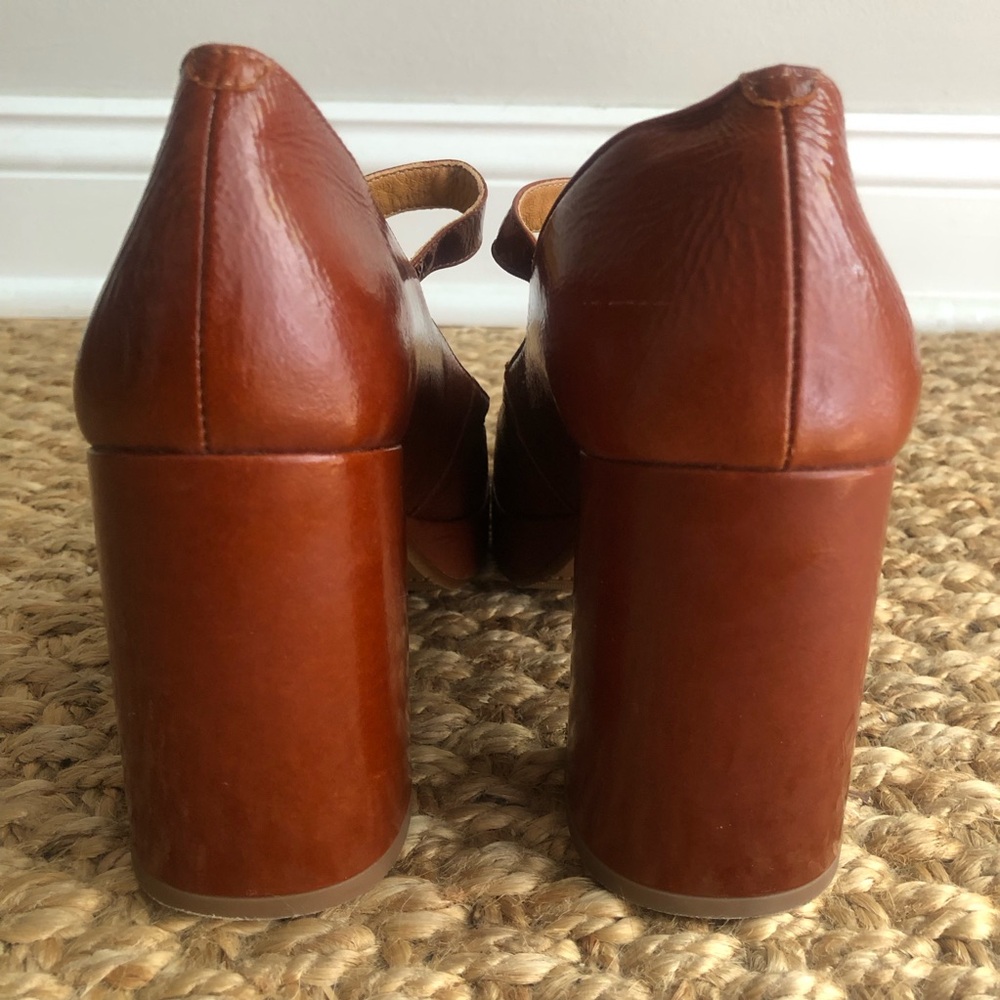 Sezane Georgia High Mary Jane. Size French 39. US 8 - Picture 8 of 13